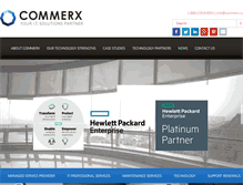 Tablet Screenshot of commerx.ca